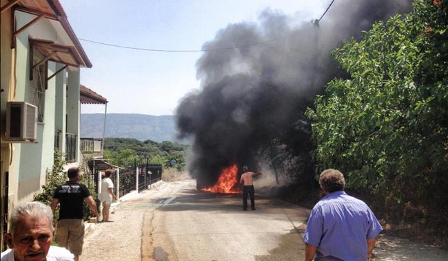 Φωτια στο Παπαδάτο