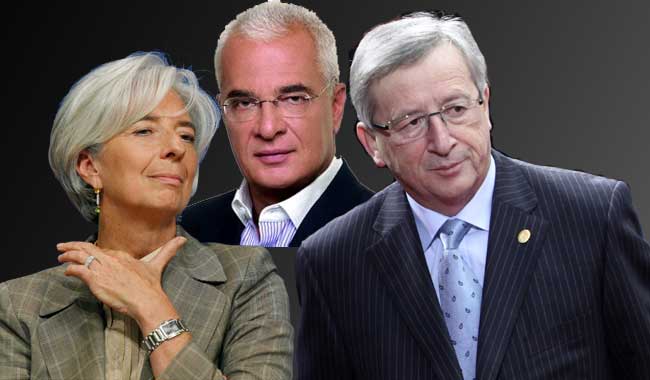 Lagarde Πρετεντέρης Juncker