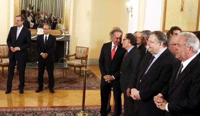 Ορκωμοσία της νέας κυβέρνησης