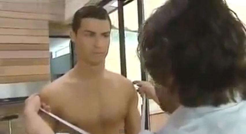 Ronaldo κέρινο ομοίωμα