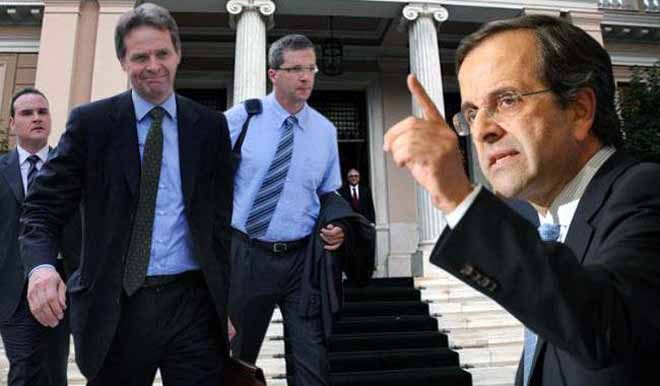 Συνάντηση Σαμαρά τρόικας στο Μέγαρο Μαξίμου