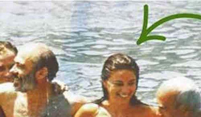 Έλλη Στάη στη θάλασσα