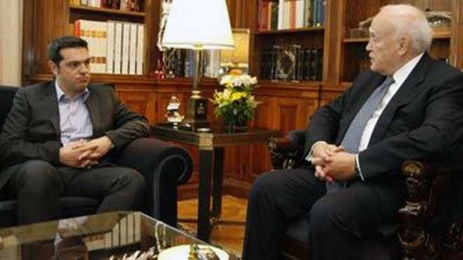 Συνάντηση Τσίπρα και Παπούλια