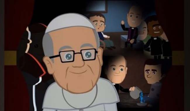 Cartoon Πάπας Φραγκίσκος