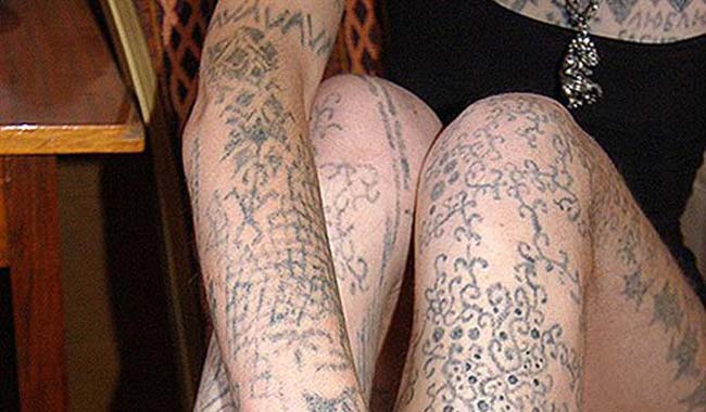 Tattoo που τα κάνει μόνη της