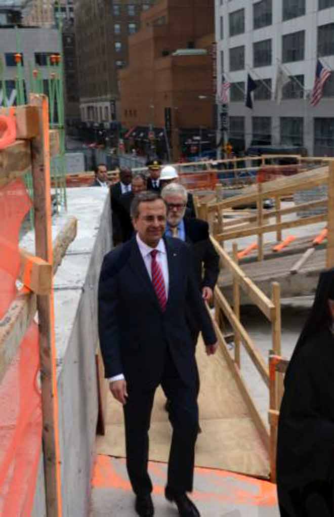 Σαμαράς στο Ground Zero