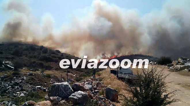 Φωτιά στο Αλιβέρι