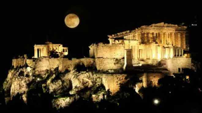 Αρχαιολογικοί χώροι αυγουστιάτικη Πανσέληνος
