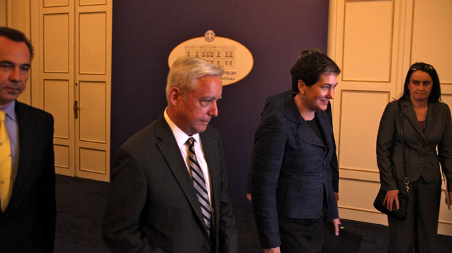 Συνάντηση Βενιζέλου και Ντέιβιντ Πιρς
