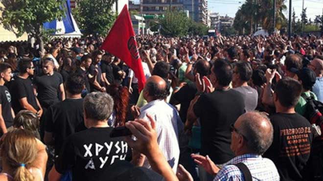 Συγκέντρωση Χρυσής Αυγής