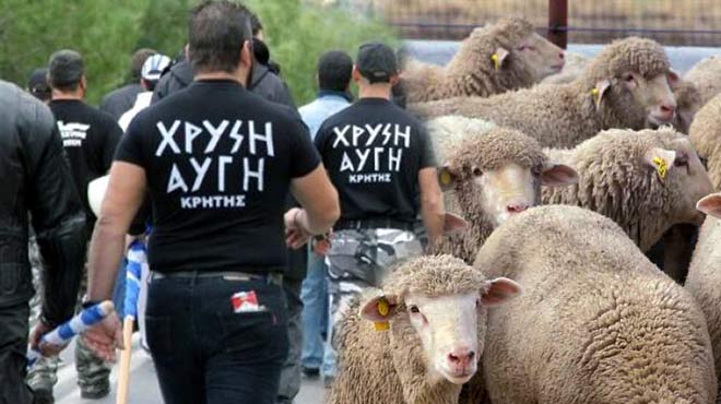 Χρυσή Αυγή και πρόβατα