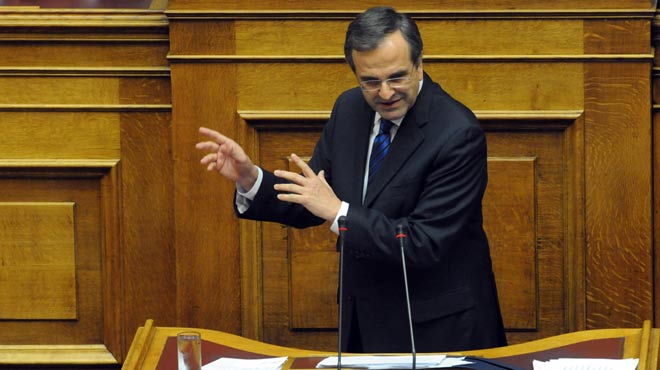 Σαμαράς στη Βουλή