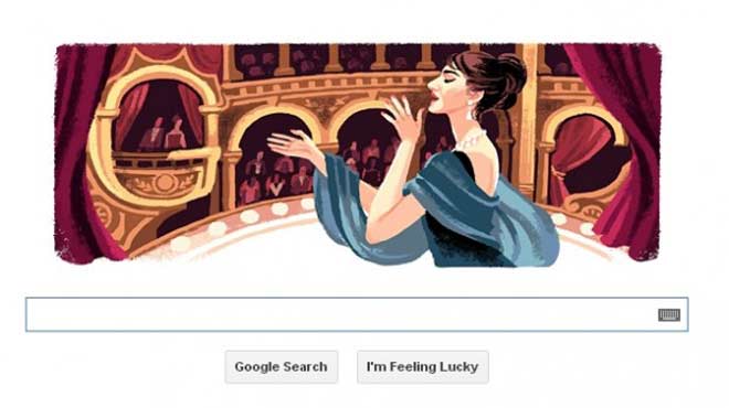 Μαρία Κάλλας doodle