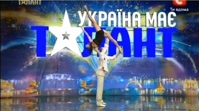 Ακροβατικά στο Ukraine's Got Talent