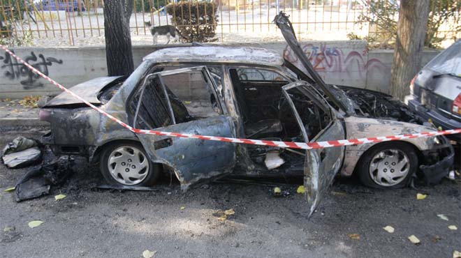 Καμένο αμάξι
