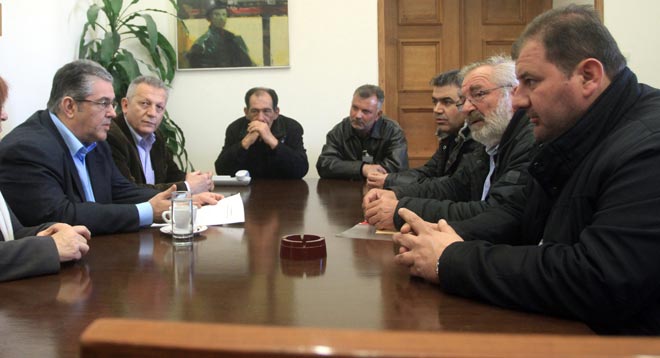 Αγρότες Αρχηγοί κομμάτων