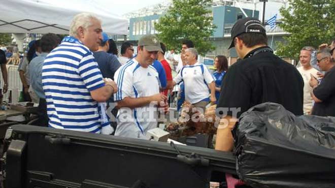 Εθνική ομάδα υποδοχή