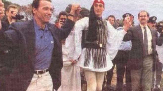 Άρνολντ Σβαρτσενέγκερ - Γιώργος Παπανδρέου