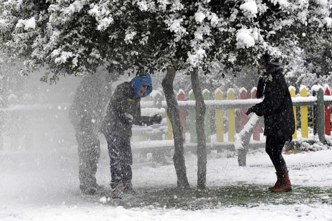 Χιόνια στην Αθήνα
