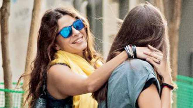 Πόπη Τσαπανίδου και κόρη