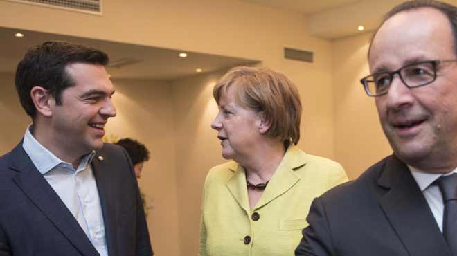 Τσίπρας Μέρκελ Ολάντ
