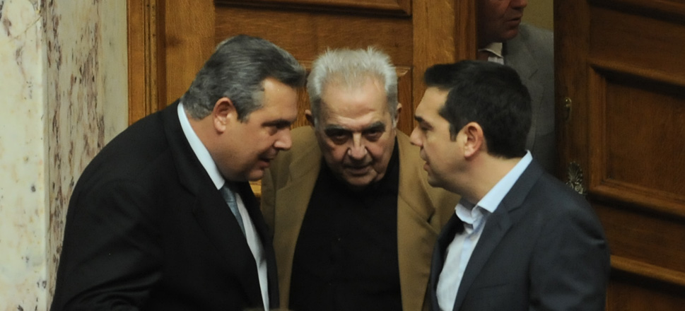 Καμμένος Τσίπρας Φλαμπουράρης